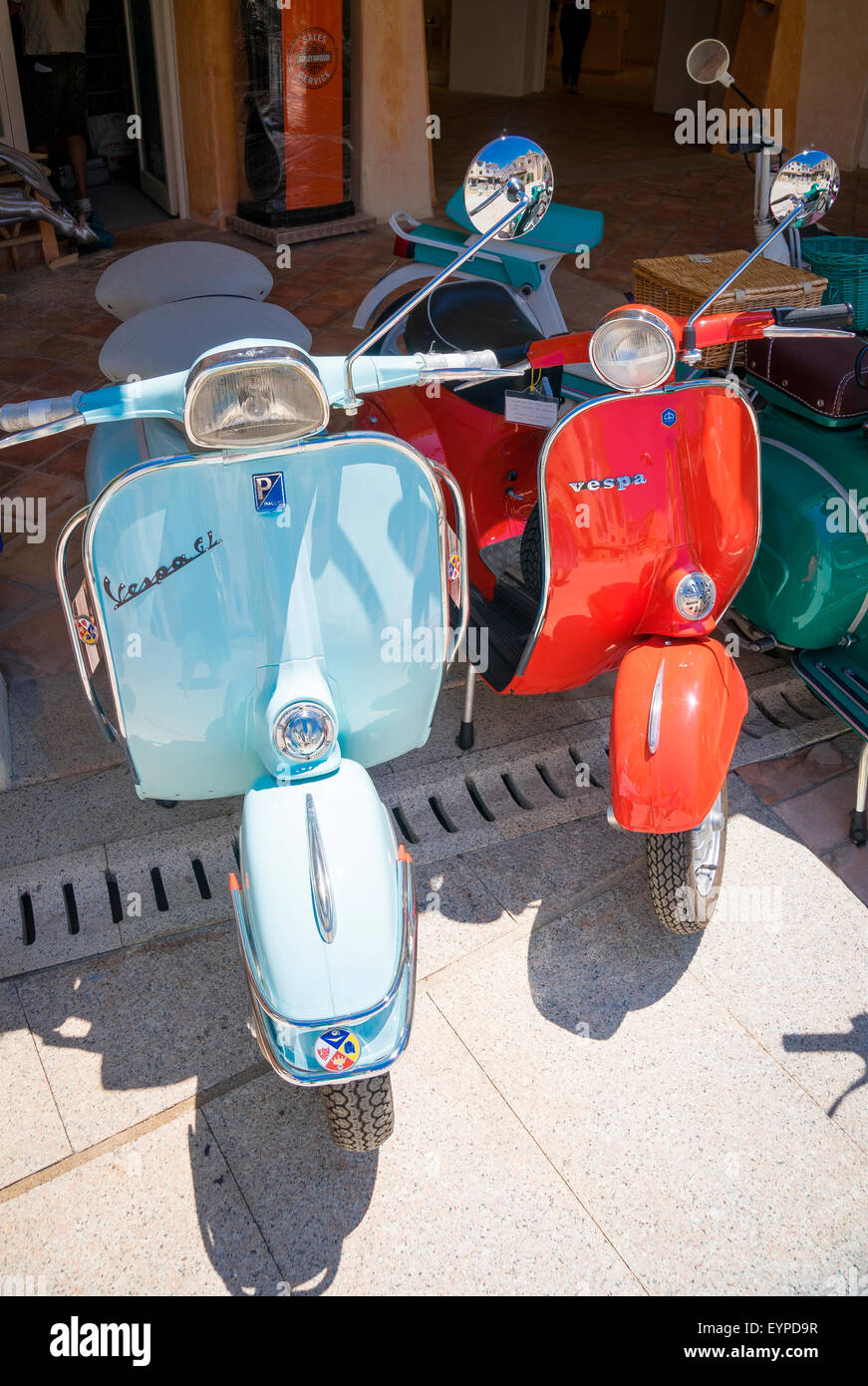 italian favorite way of transportation Vespa scooter Stock Photo Alamy