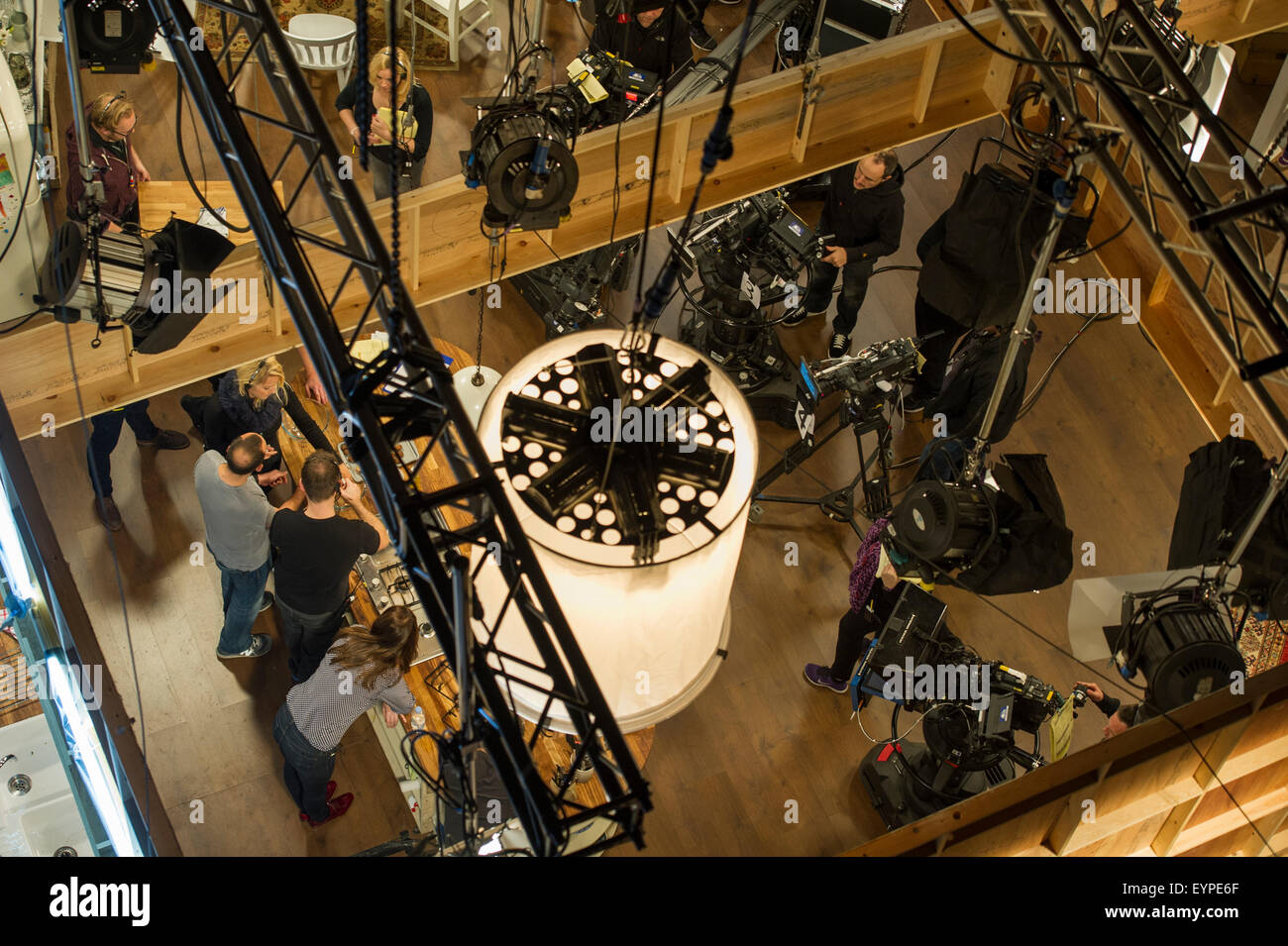 Filming and production at Pinewood studios, UK Stock Photo Alamy