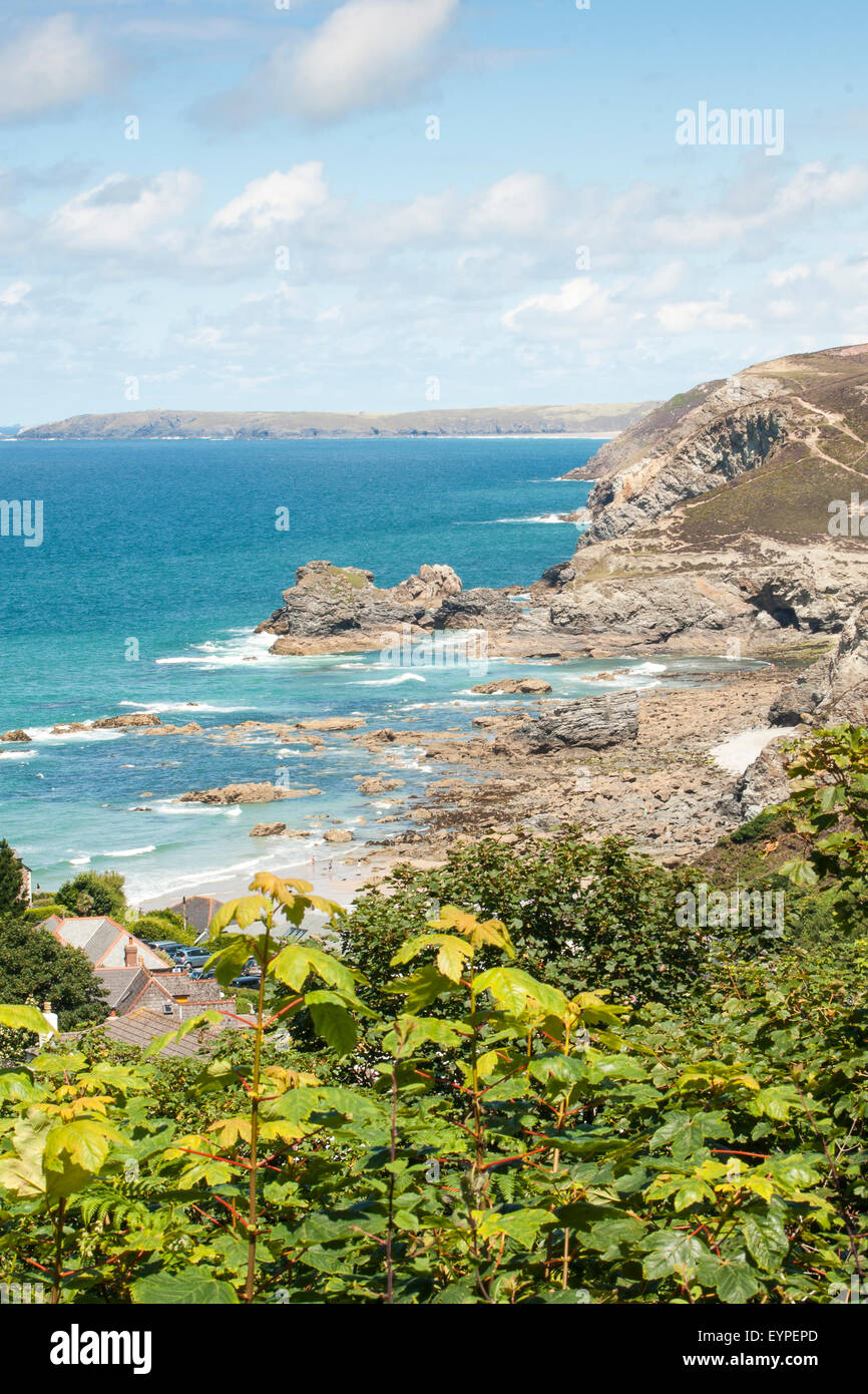 Trevaunance cove, St Agnes Stock Photo Alamy