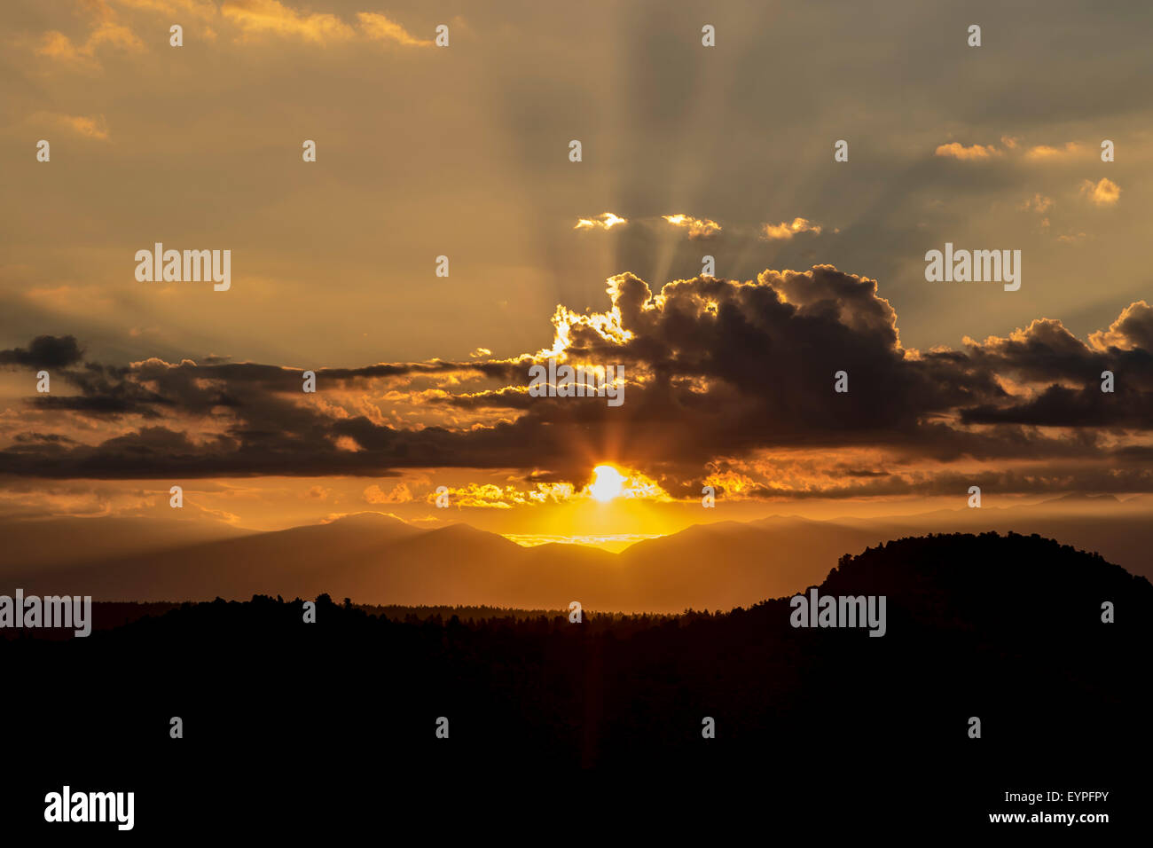 Sunrise over the White Mountains in California USA Stock Photo Alamy