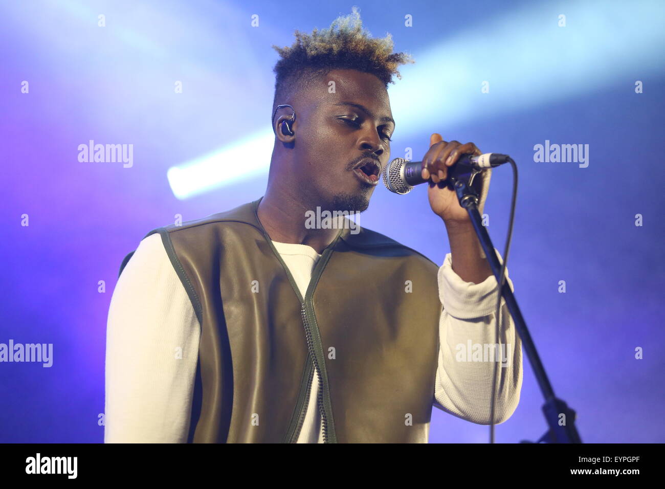 Penrith, Cumbria, UK. 1st August, 2015. Bipolar Sunshine performs live on the Calling Out Stage at Kendal Calling 2015. Credit:  SJN/Alamy Live News Stock Photo