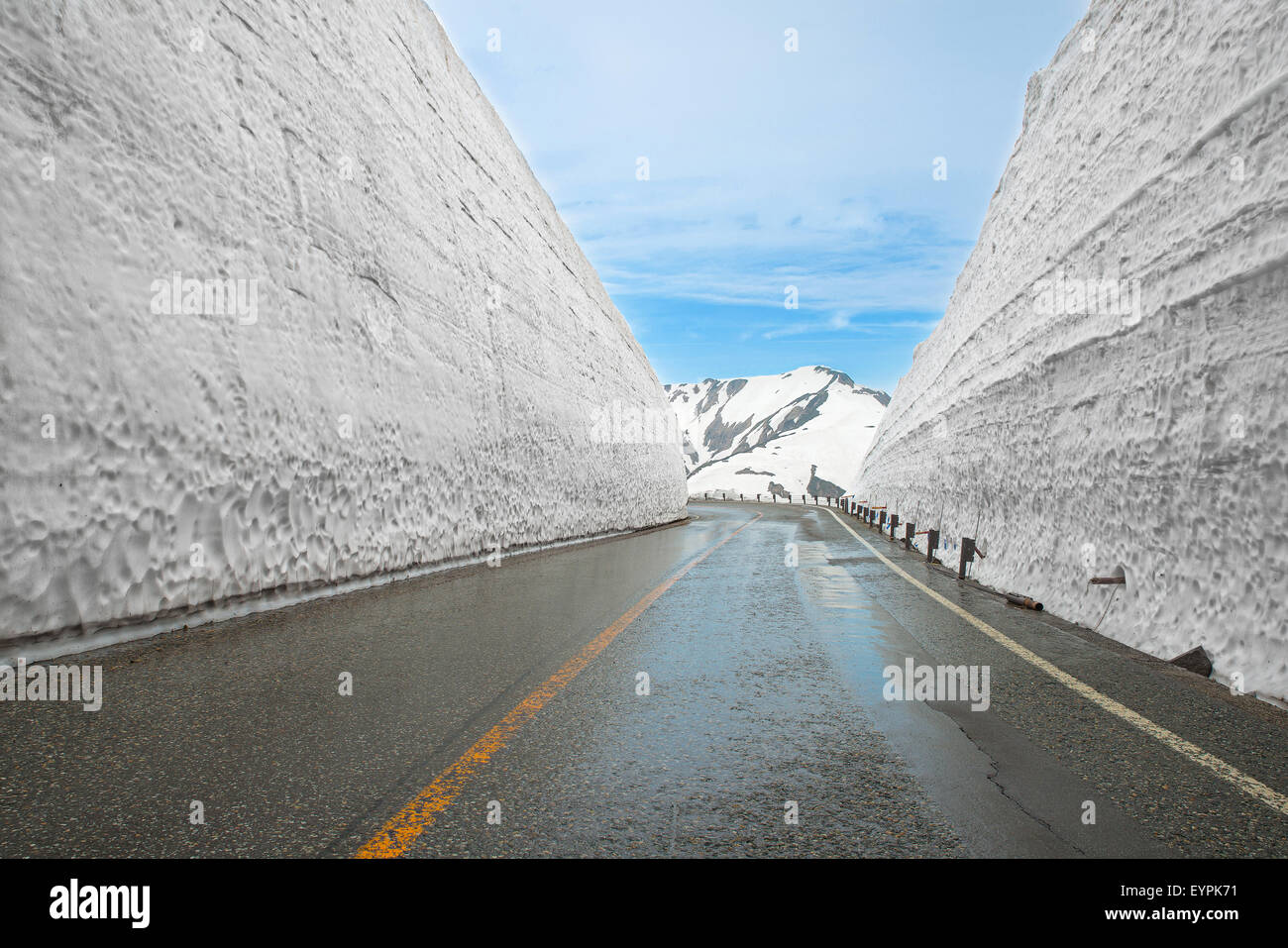 Tateyama Kurobe Alpine Route, Toyama Prefecture, Japan Stock Photo