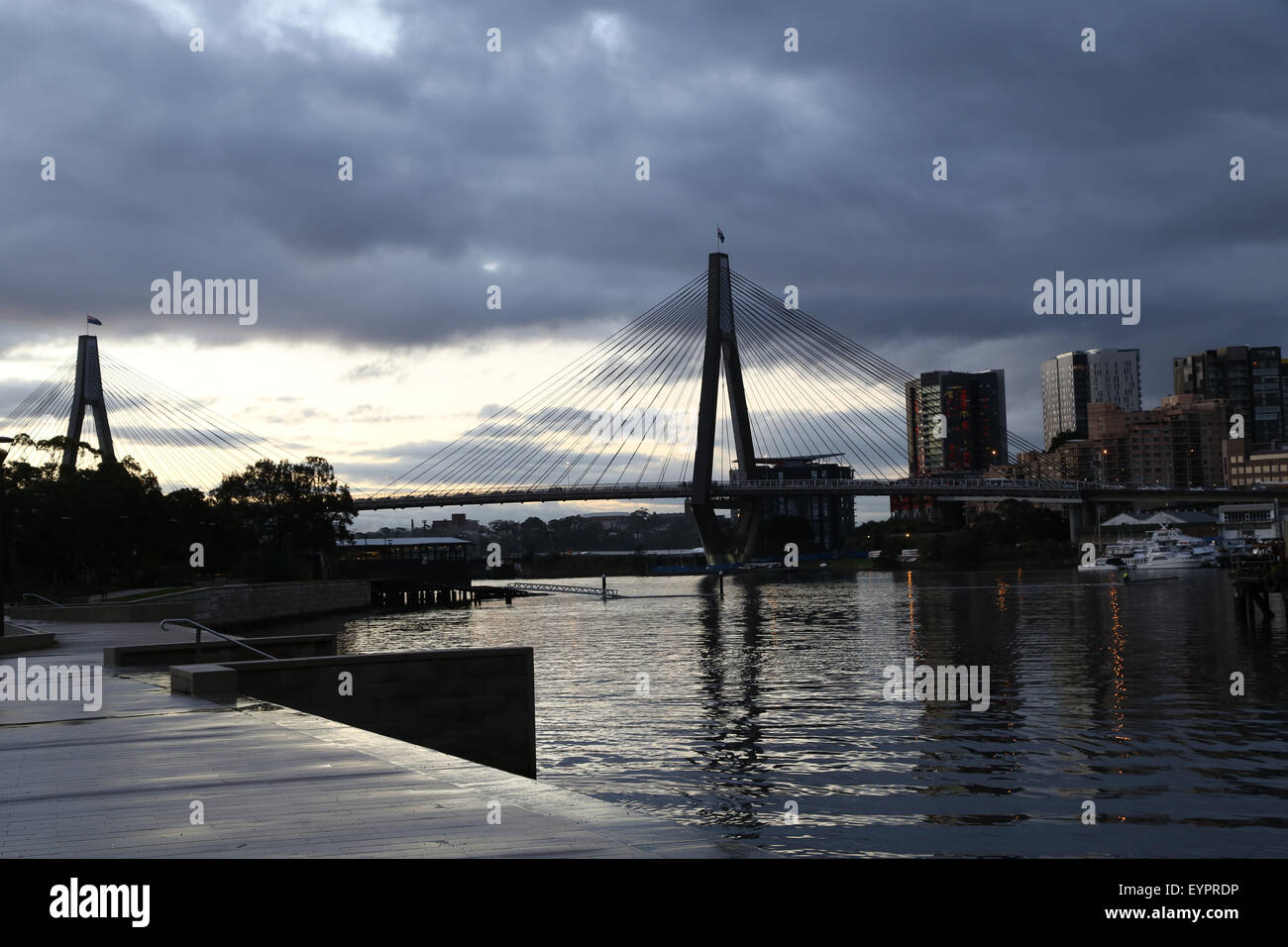 Glebe foreshore walk from near Bridge Road Stock Photo Alamy
