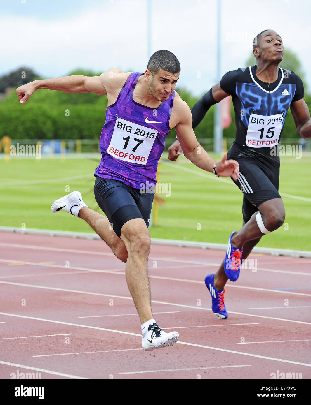 UK's Number One sprinter Adam Gemili clocks sub 10.0secs (9.97secs) at