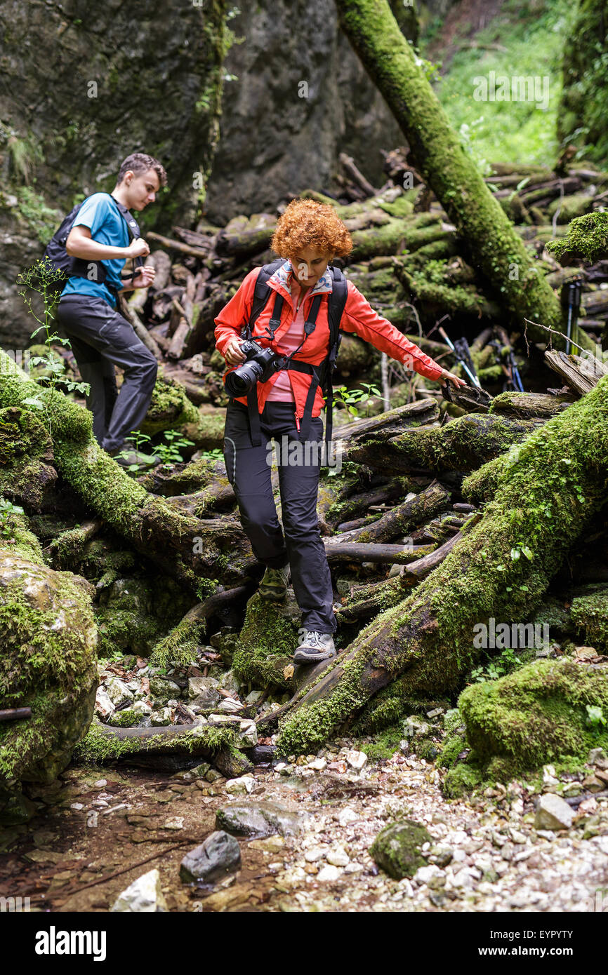 Hikers rocks teen hi-res stock photography and images - Alamy