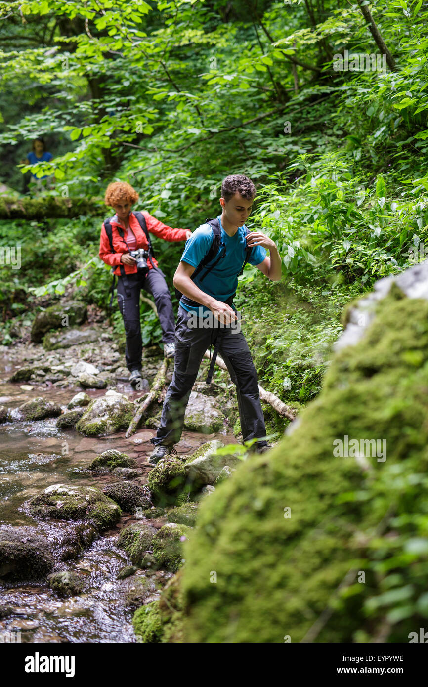 Hikers Rocks Teen High Resolution Stock Photography and Images - Alamy