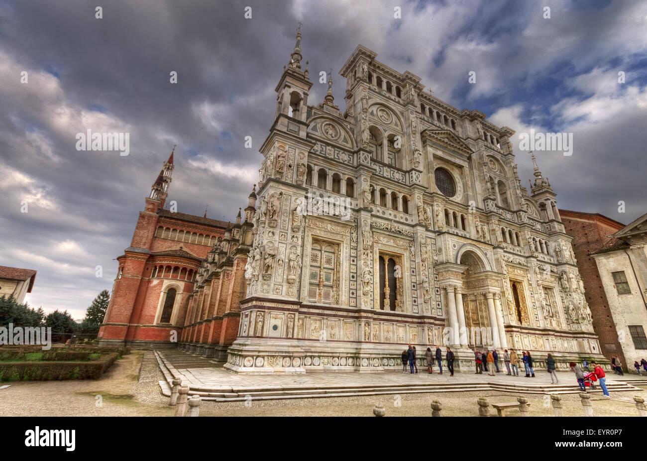 Italy, Lombardy, Certosa di Pavia Stock Photo