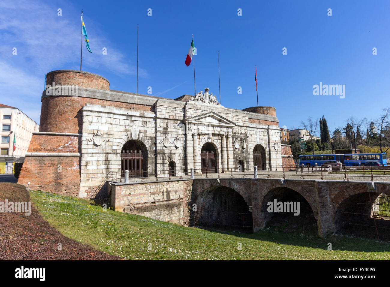 Italy, Veneto, Verona, Porta Nuova Stock Photo