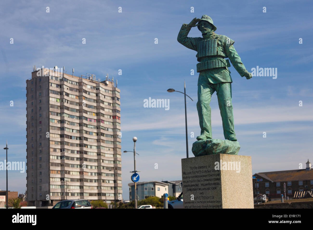 Memorial to lifeboat men, Margate, Kent, UK Stock Photo - Alamy