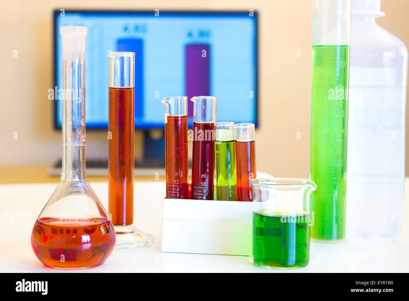 Laboratory research Stock Photo