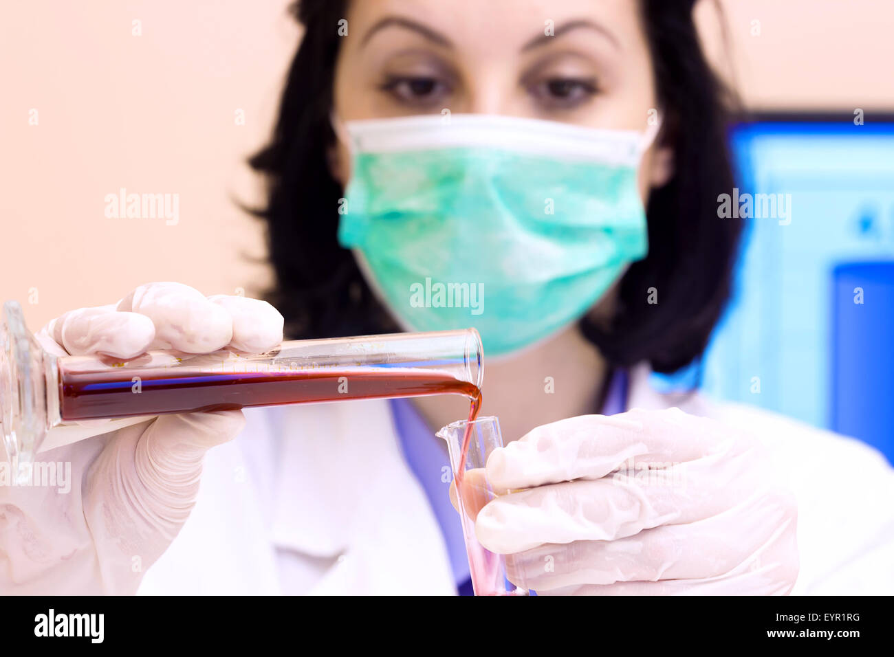 Laboratory research Stock Photo