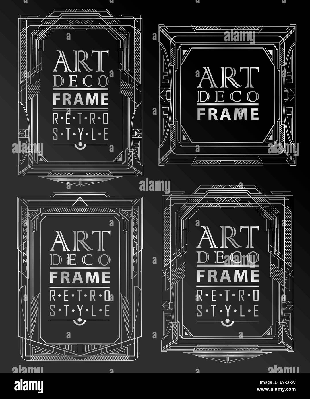 Art deco geometric Stock Vector Image & Art Alamy