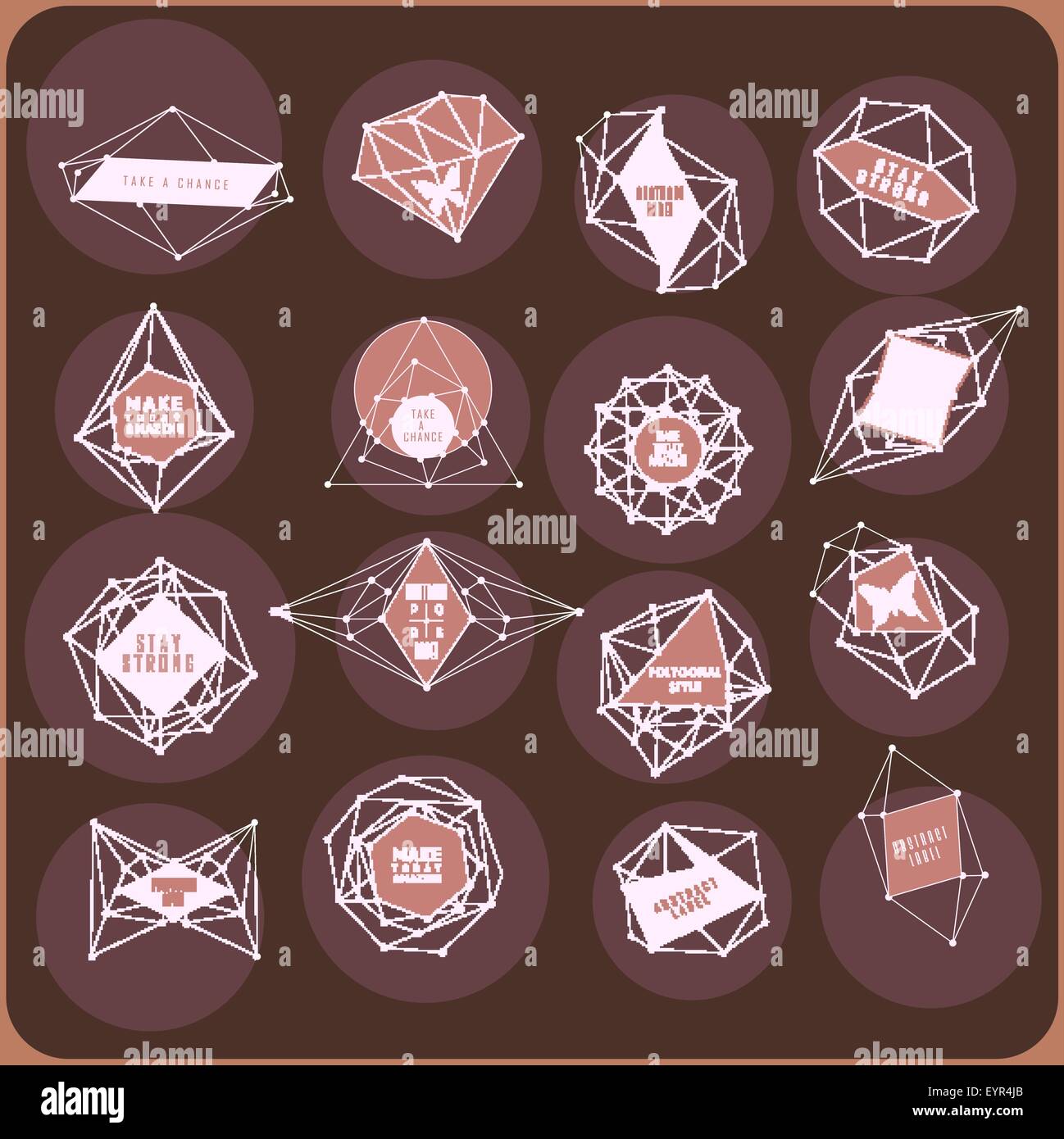 Abstract triangles design Stock Vector Image & Art Alamy