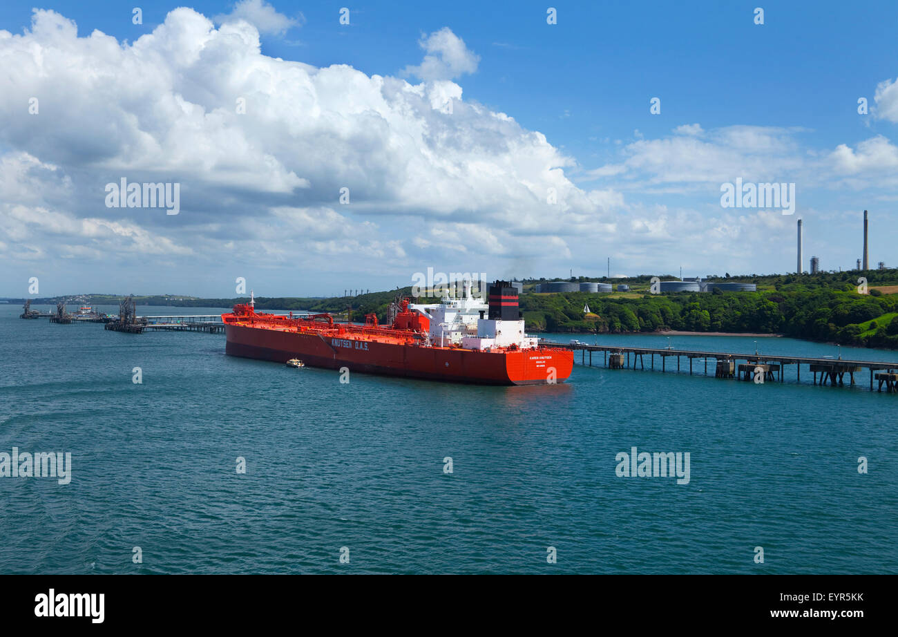 South Hook LNG Terminal, Milford Haven, Pembrokeshire, South Wales, UK Stock Photo