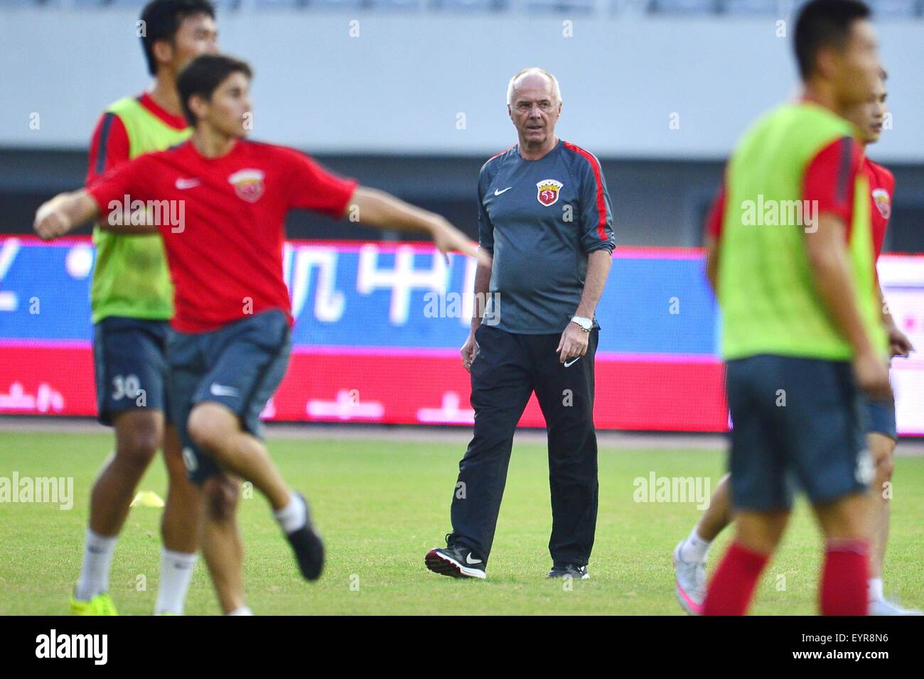 Shanghai, People's Republic of China. 3rd Aug, 2015. SvenGoran Eriksson, Shanghai SIPG coach Shanghai, People's Republic of China. 3rd Aug, 2015. SvenGoran Eriksson, Shanghai SIPG coach