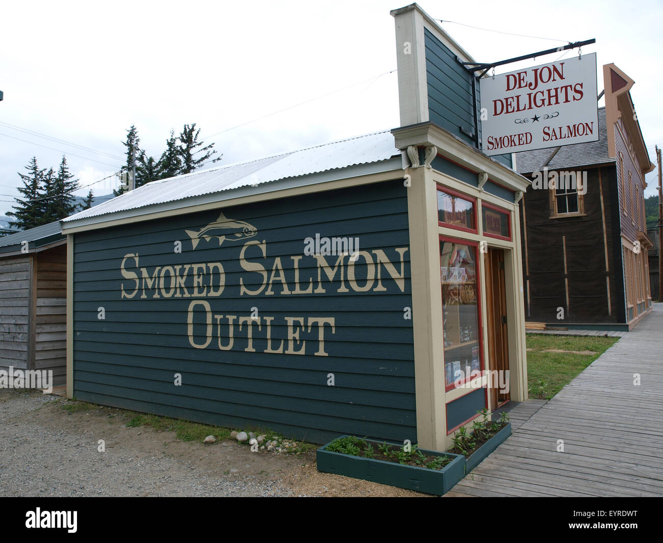 Alaska skagway buildings hires stock photography and images Alamy