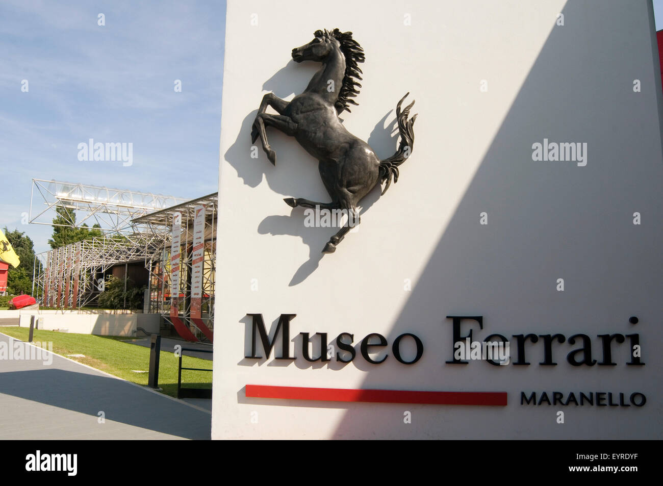 The Ferrari Museum in Maranello italy italian sport car history historic f1 Stock Photo