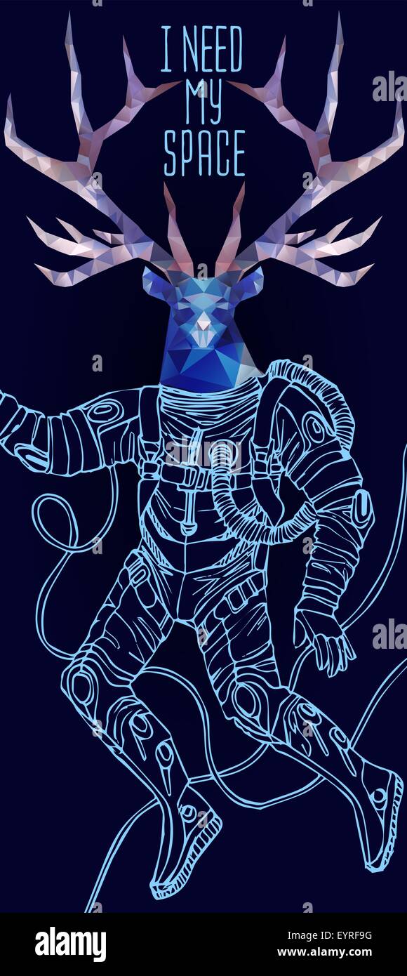 Space concept with astronaut Stock Vector Image & Art - Alamy