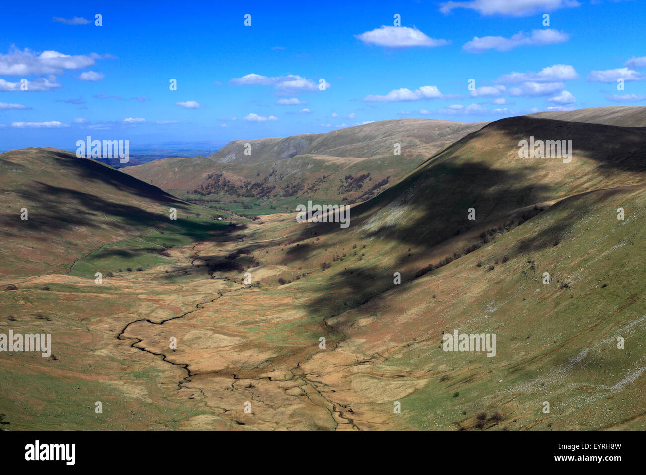 Summer, Bannerdale valley, Lake District National Park, Cumbria County ...