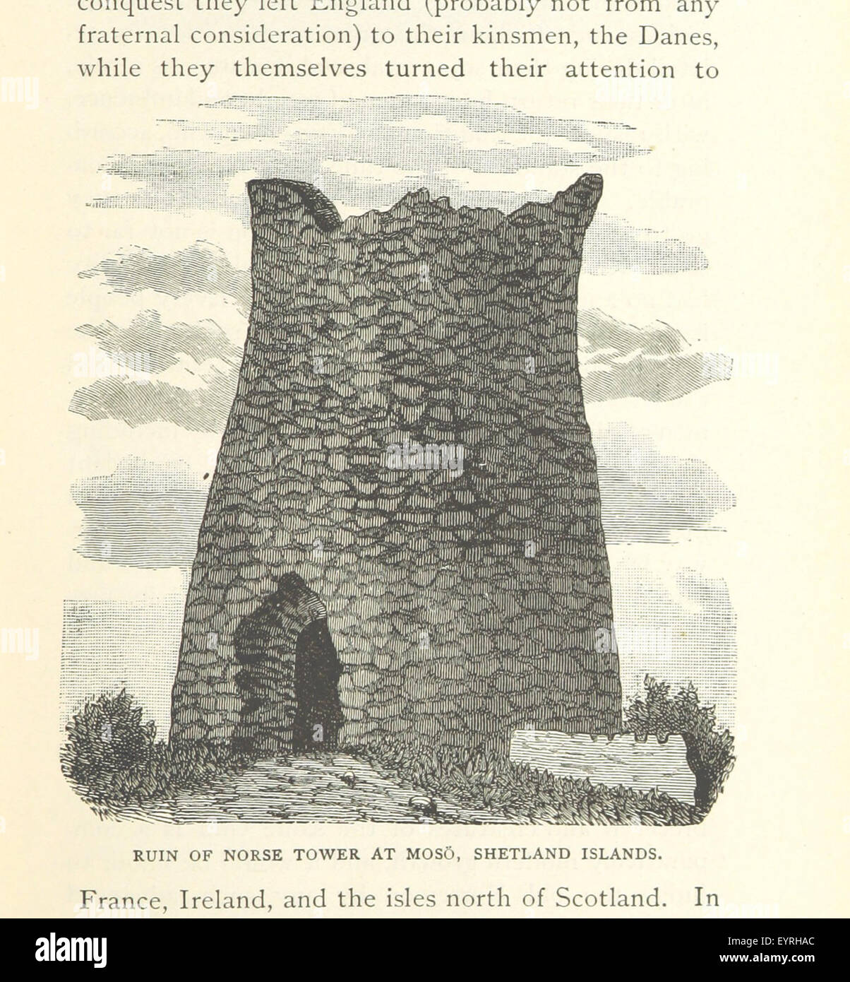 The History of Norway. [With maps.] Image taken from page 77 of 'The History of Norway Stock Photo