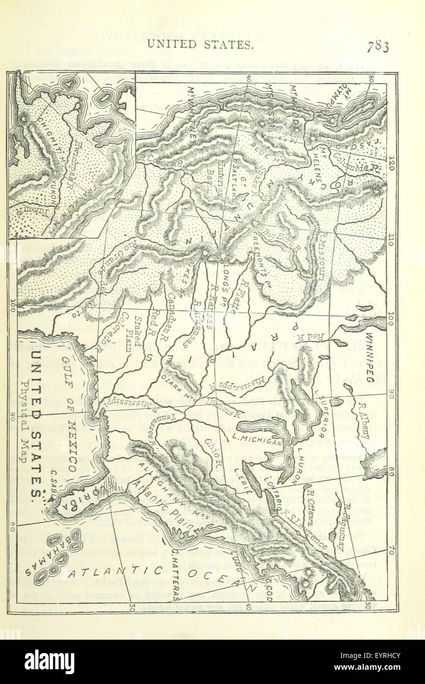 The Student's Geography ... With ... maps, etc Image taken from page 789 of 'The Student's Geography Stock Photo