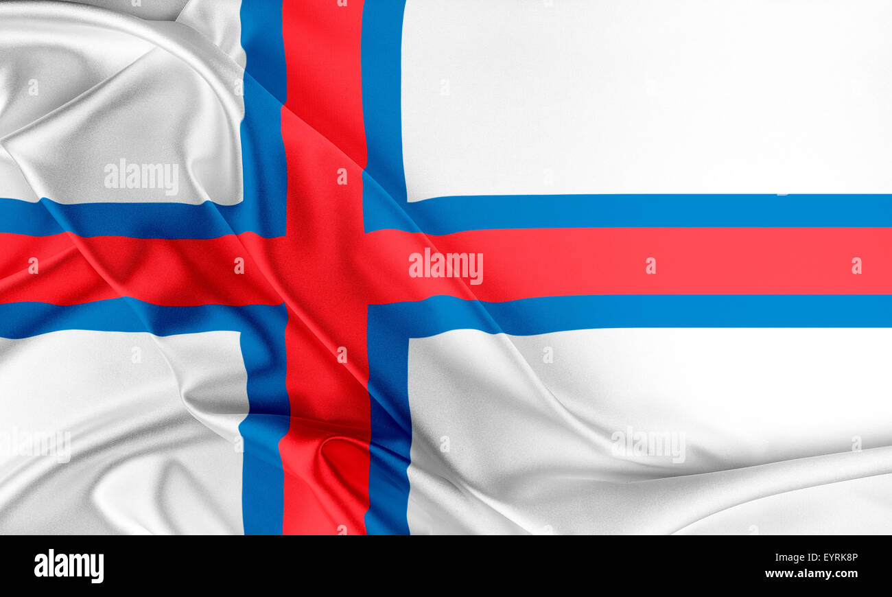 Faroe Islands Flag Stock Photo Alamy