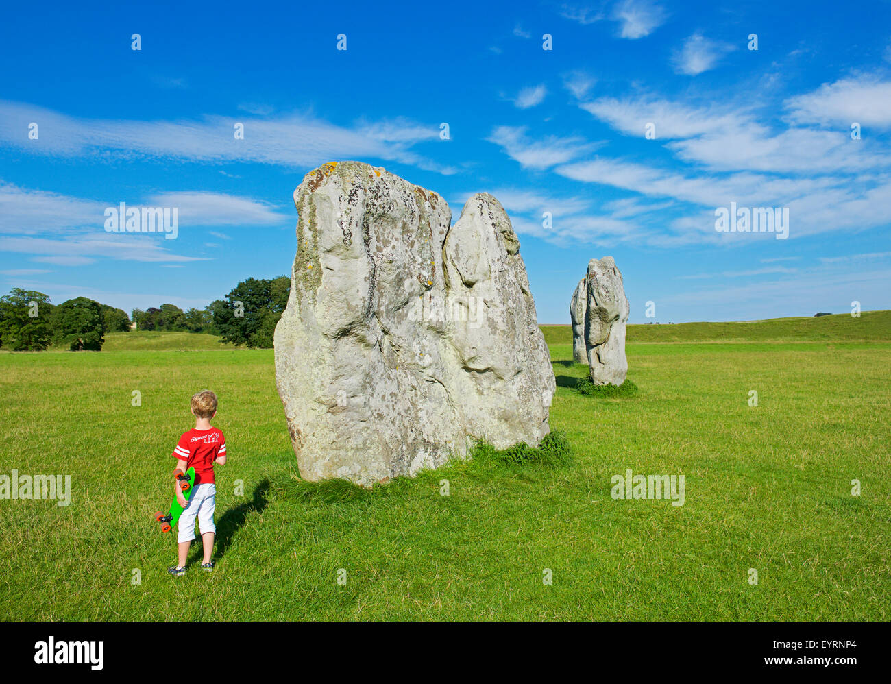 Uk Standing Rocks Standing stones at Avebury, Wiltshire, England UK Stock Photo - Alamy