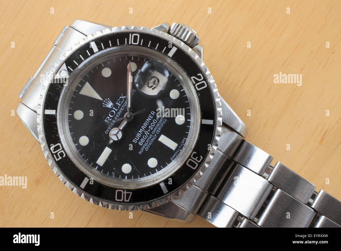 Rolex watch Stock Photo
