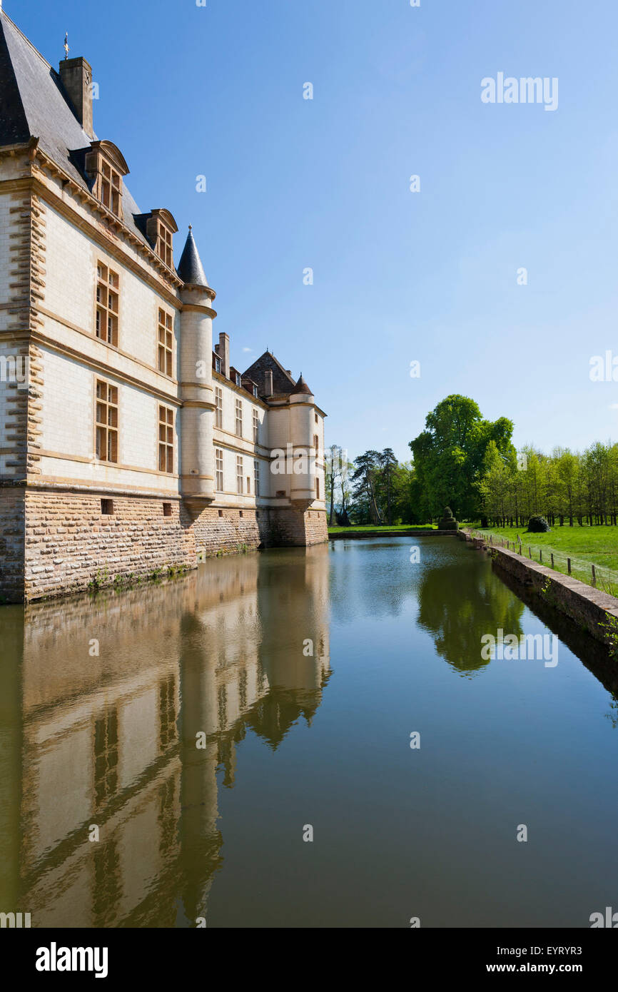 Château de Cormatin, France Stock Photo