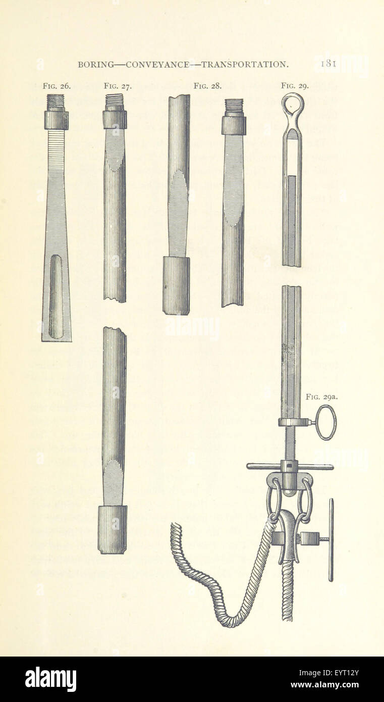 Image taken from page 225 of 'Petroleum ... Together with the occurrence and uses of natural gas. Edited chiefly from the German of Prof. Hans Hoefer and Dr. Alexander Veith, by W. T. Brannt ... Illustrated, etc. (Based upon “Das Erdoel und seine Verwandt Image taken from page 225 of 'Petroleum  Together with Stock Photo