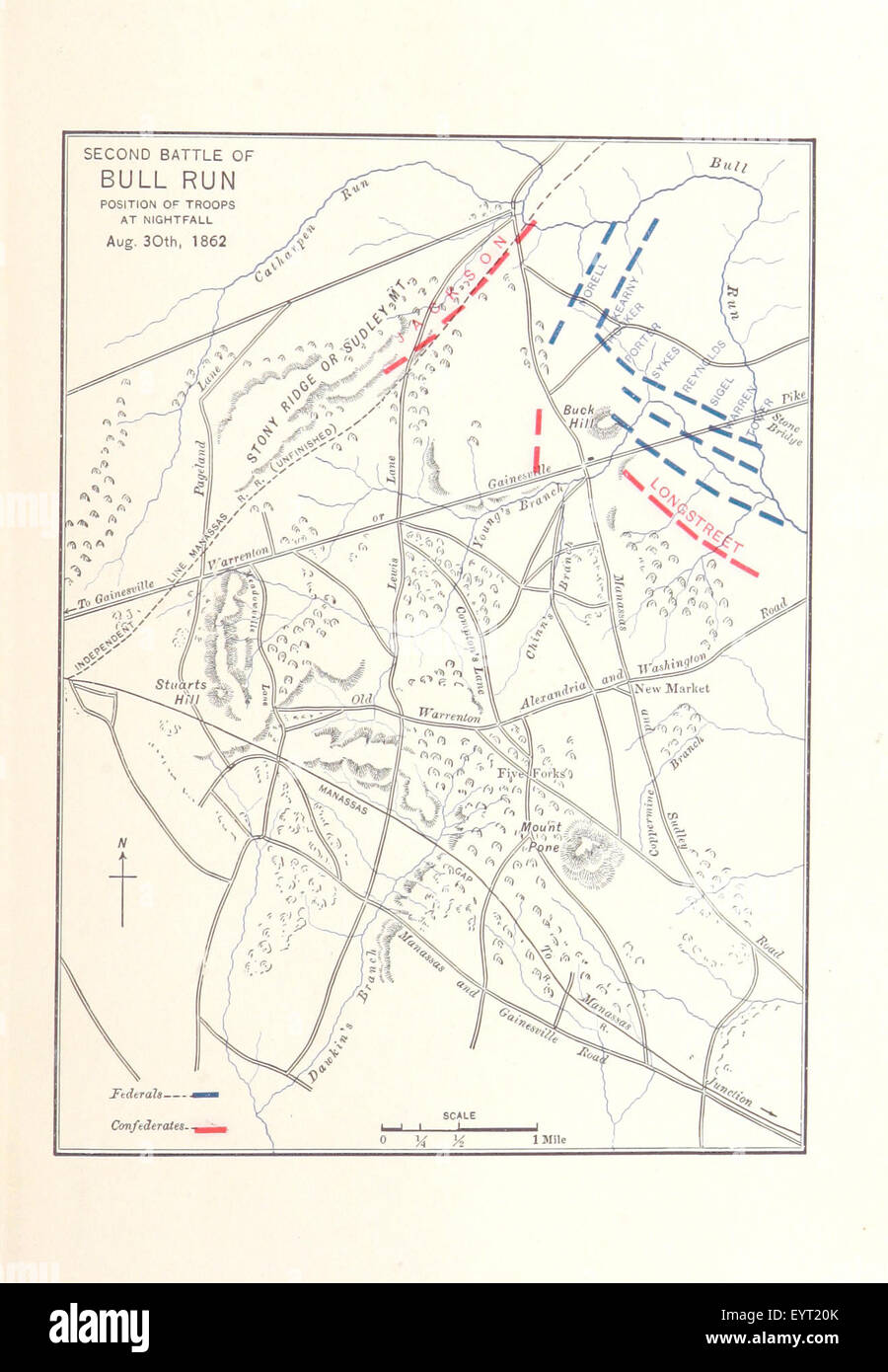 From Manassas to Appomattox. Memoirs of the civil war in America ... Illustrated, etc Image taken from page 241 of 'From Manassas to Appomattox Stock Photo