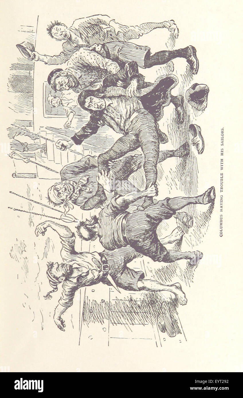 [Bill Nye's History of the United States. Illustrated by F. Opper.] Image taken from page 25 of '[Bill Nye's History of Stock Photo