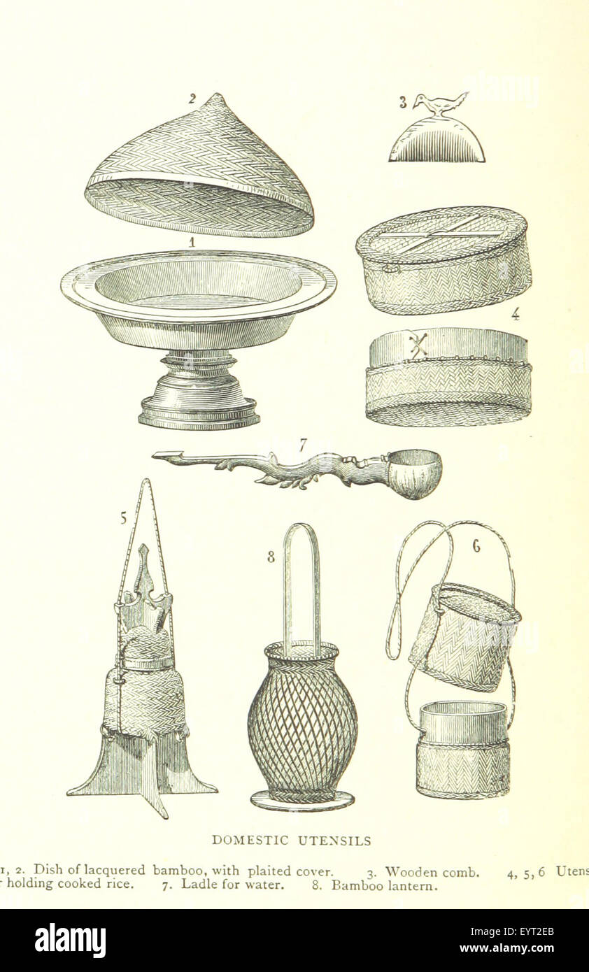 Image taken from page 252 of 'Amongst the Shans ... With ... illustrations, and an historical sketch of the Shans by Holt S. Hallett ... Preceded by an introduction on the cradle of the Shan race by Terrien de Lacouperie' Image taken from page 252 of 'Amongst the Shans Stock Photo
