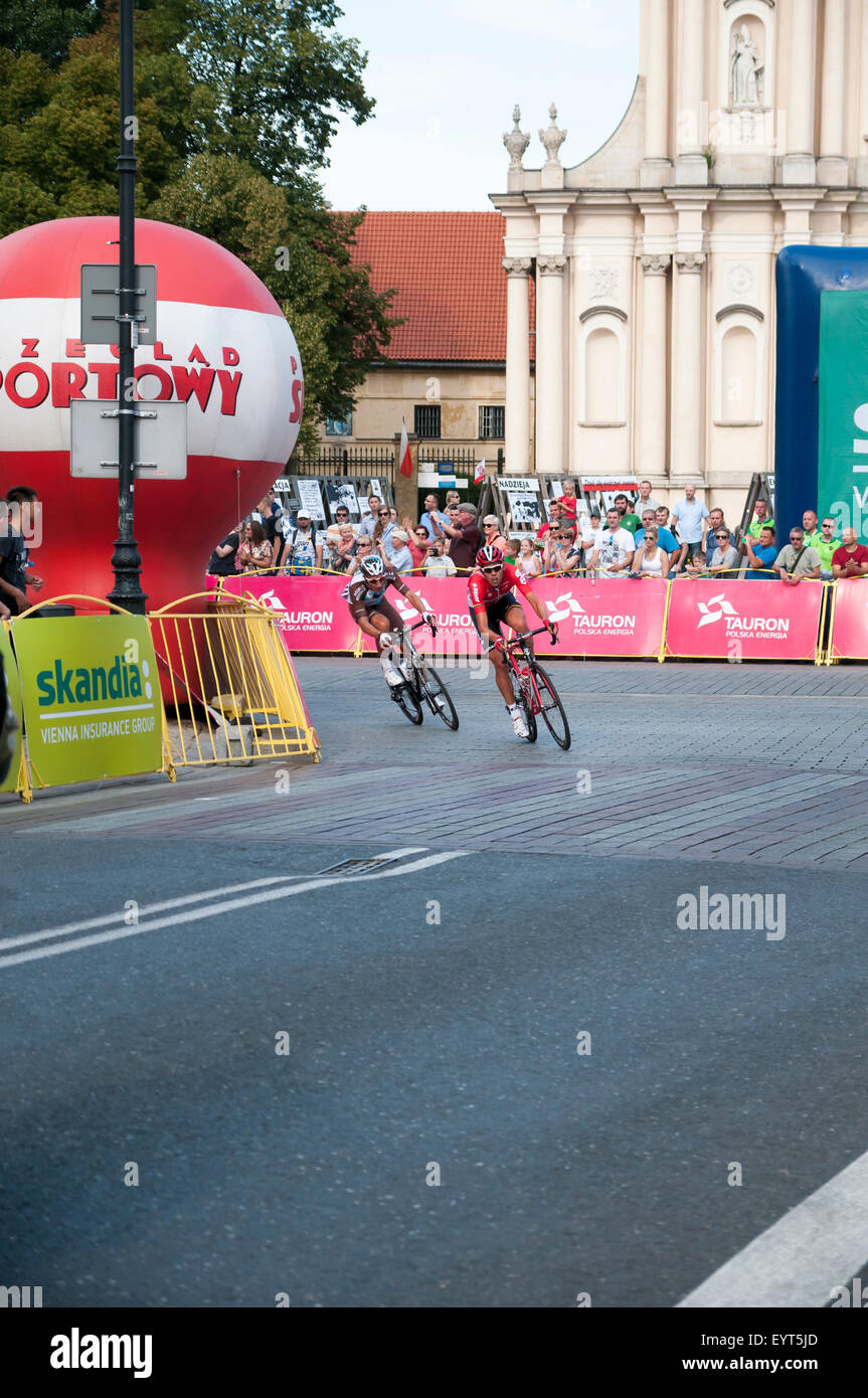 Warsaw, Poland. 02nd Aug, 2015. Tour de Pologne 2015, First Stage, Warsaw, Poland, 2 August 2015 Credit:  Olga Gajewska/Alamy Live News Stock Photo