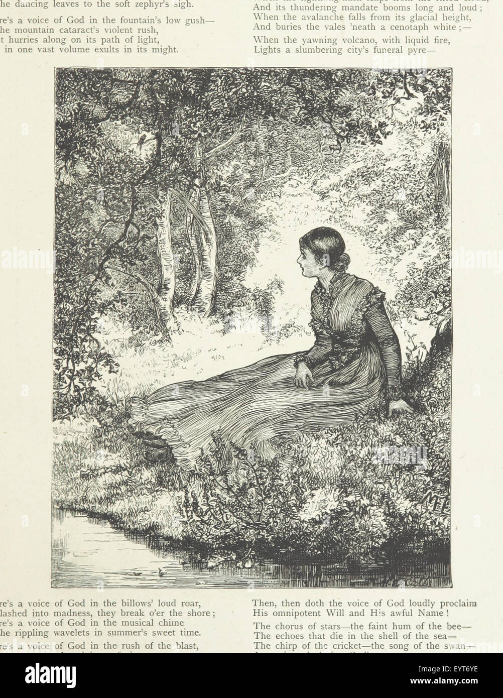 Image taken from page 35 of 'A Crown of Flowers, being poems and