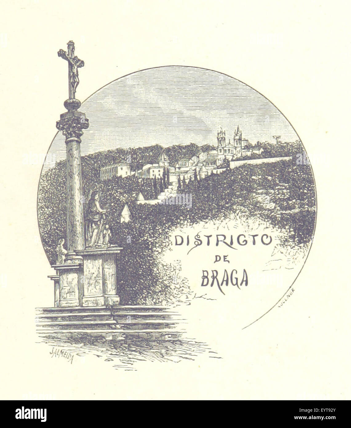 Image taken from page 421 of 'O Minho pittoresco. Edição de luxo, illustrada com ... desenhos de João de Almeida, etc' Image taken from page 421 of 'O Minho pittoresco Edição Stock Photo