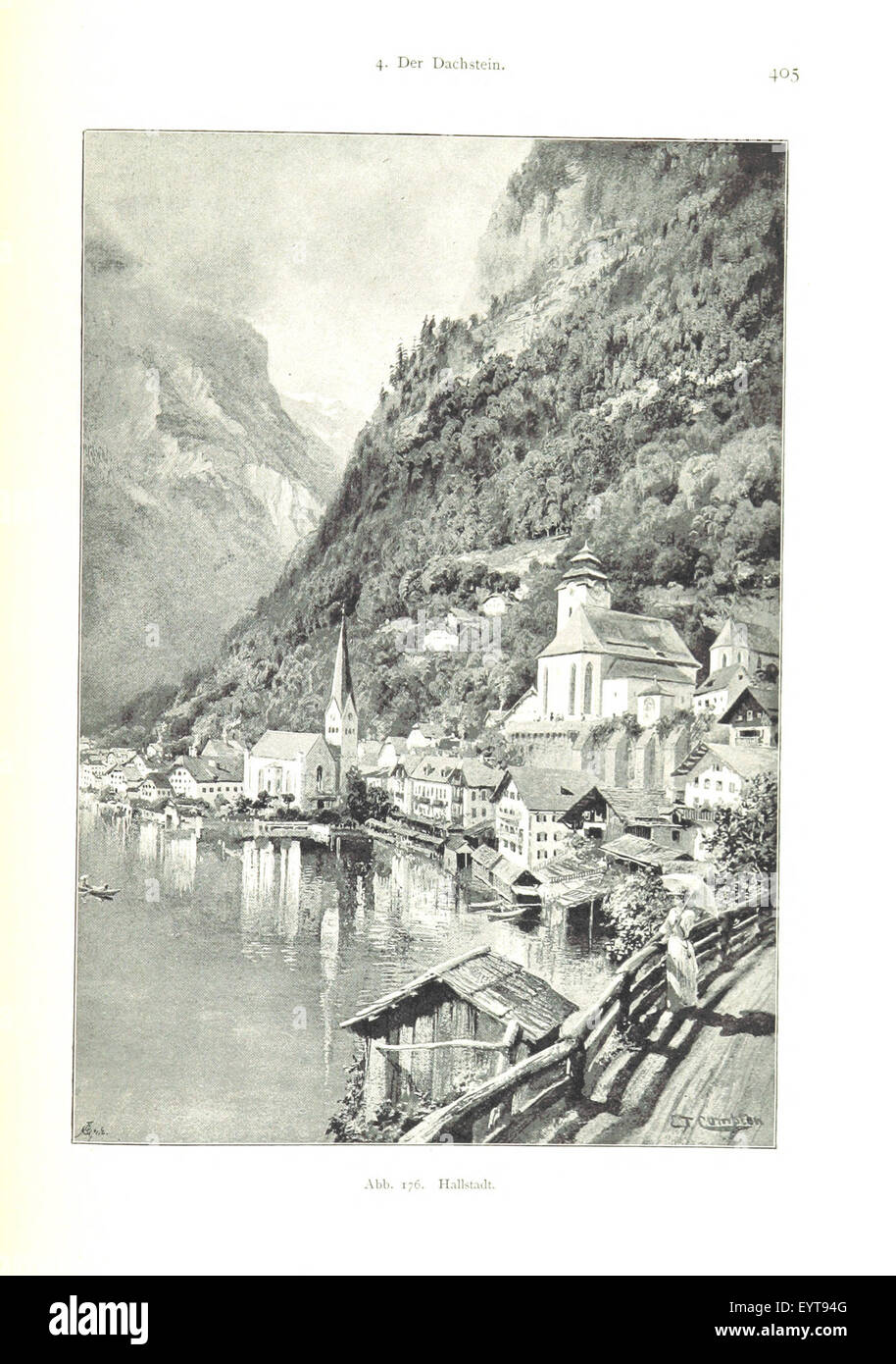 This image from 'Aus den Alpen' illustrates the stunning Alpine scenery ...