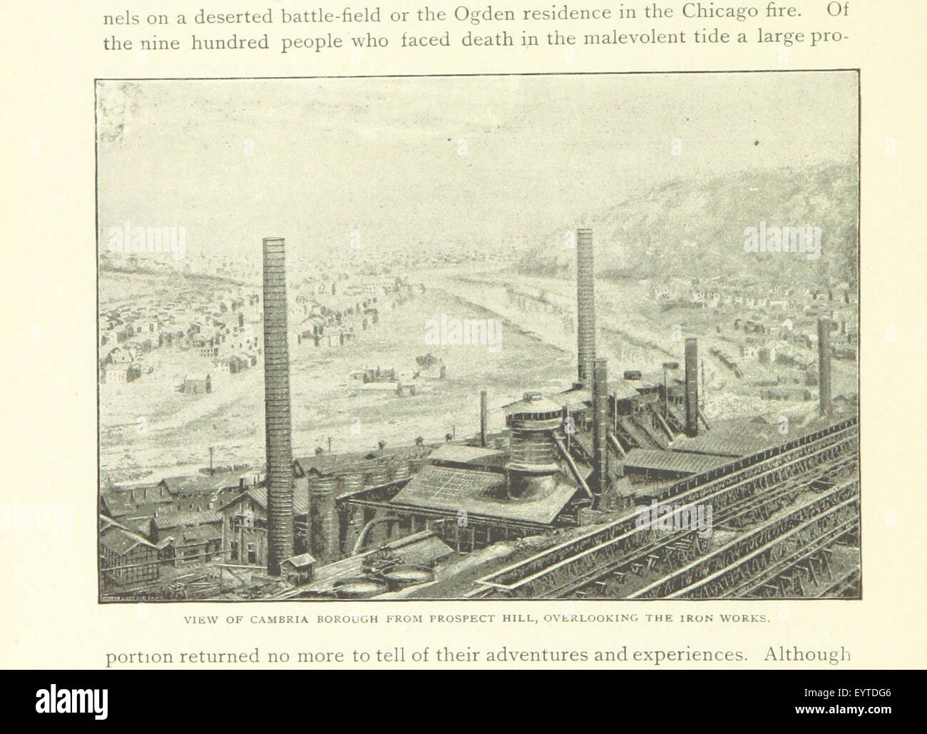 Image taken from page 106 of 'The Story of Johnstown ... Illustrated, etc' Image taken from page 106 of 'The Story of Johnstown Stock Photo