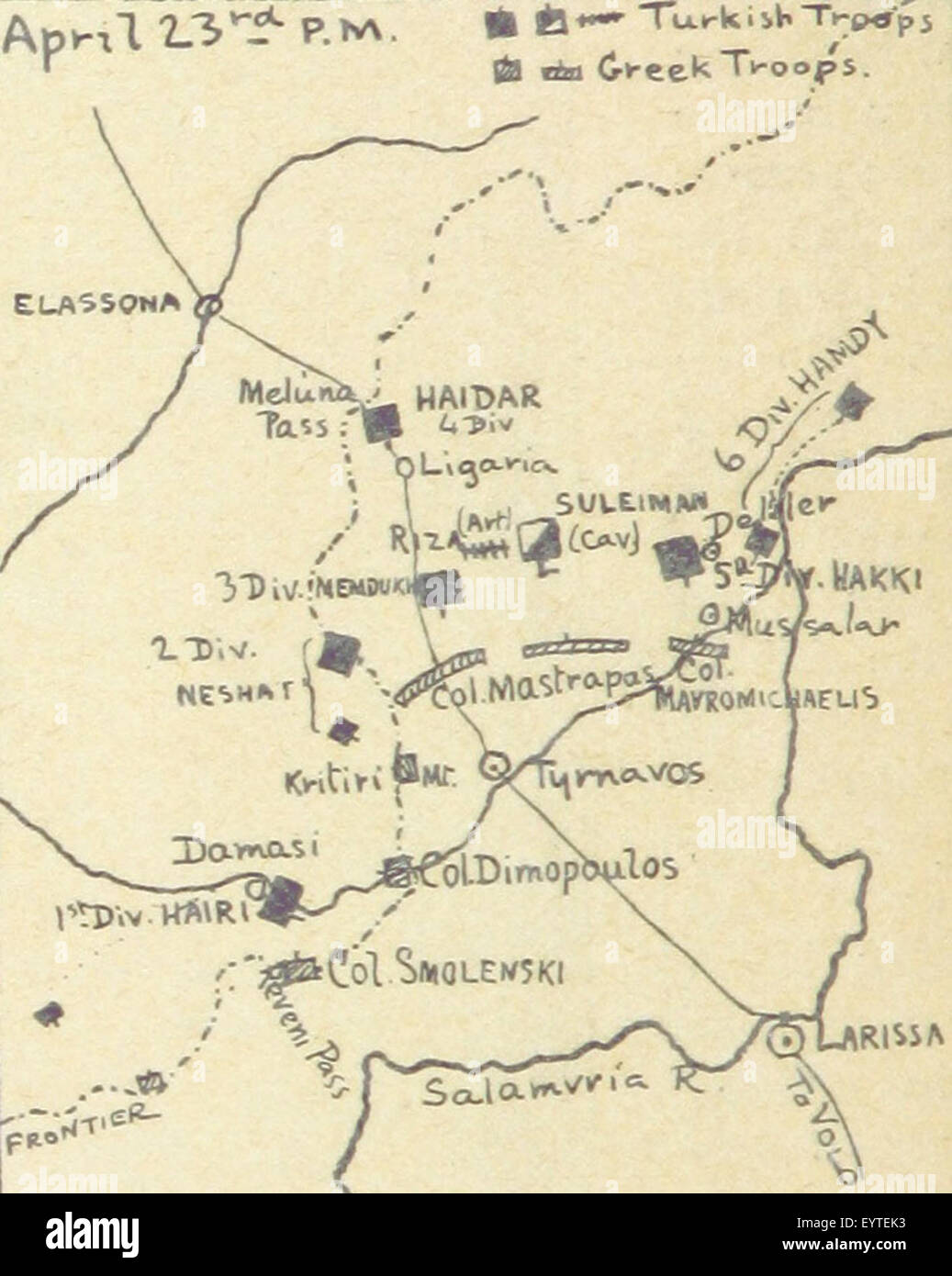 Map '.' extracted from Flickr ID 11251936095 Image taken from page 690 of 'The Wars of the Stock Photo