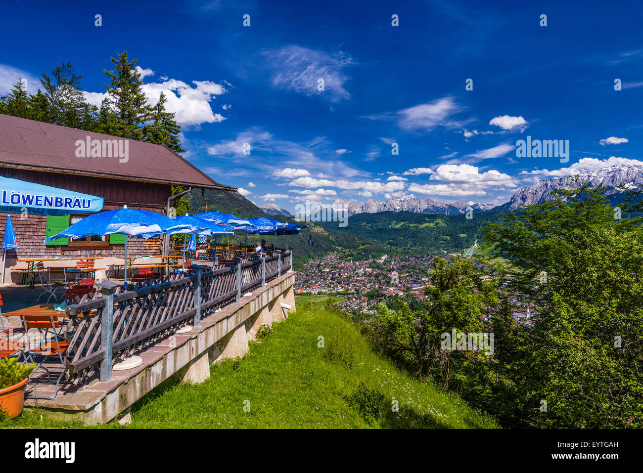 Germany, Bavaria, Upper Bavaria, Werdenfelser Land, Zugspitz region ...