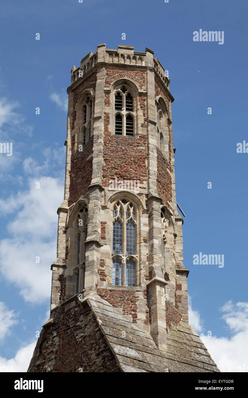 The Central Tower of Greyfriars Abbey, Kings Lynn, Norfolk. UK Stock Photo