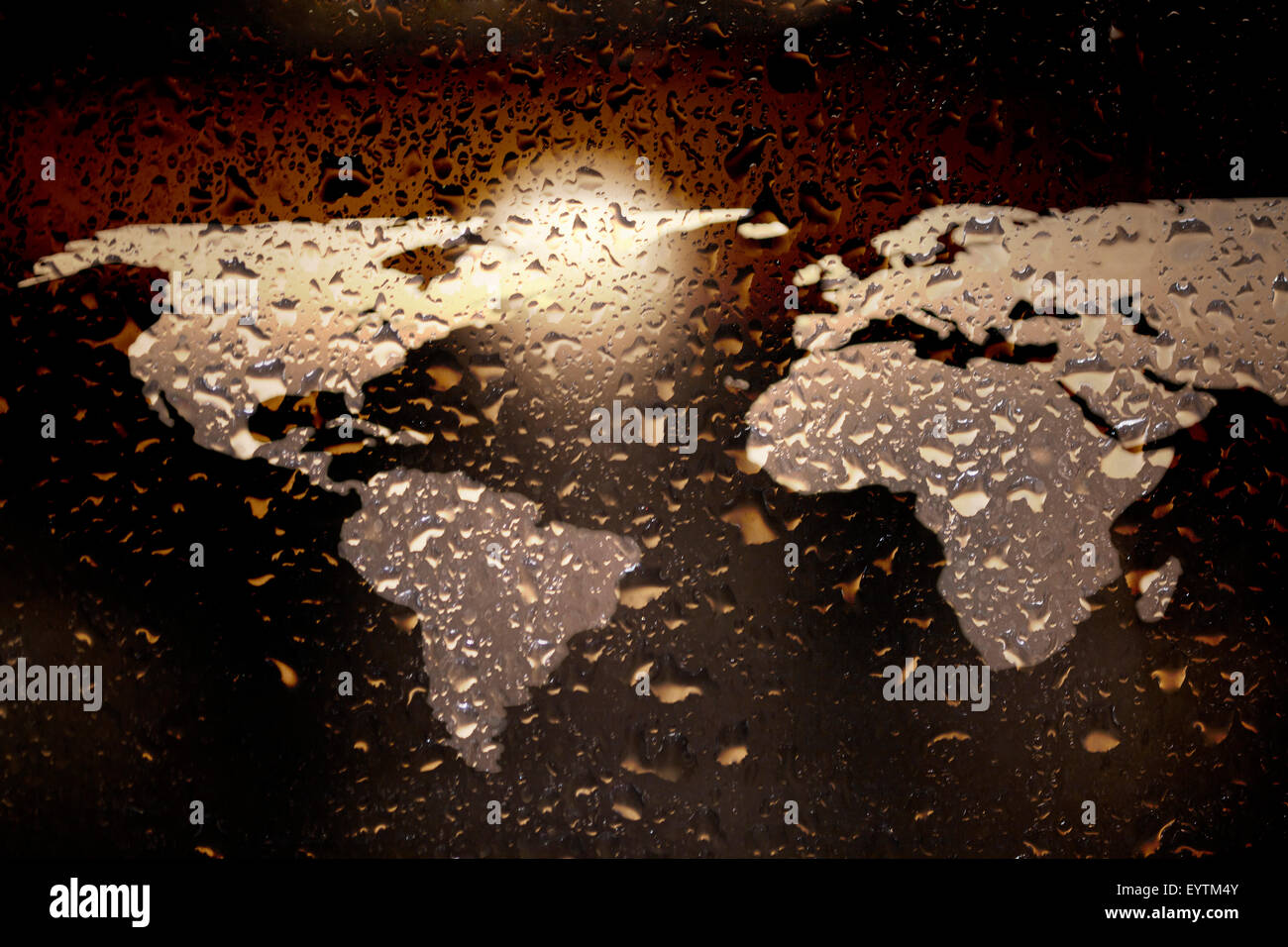 global map Stock Photo