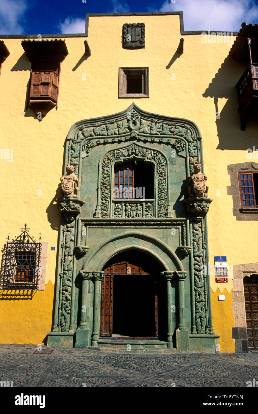 Las Palma, Columbus house, Museo Casa de Colon Stock Photo Alamy