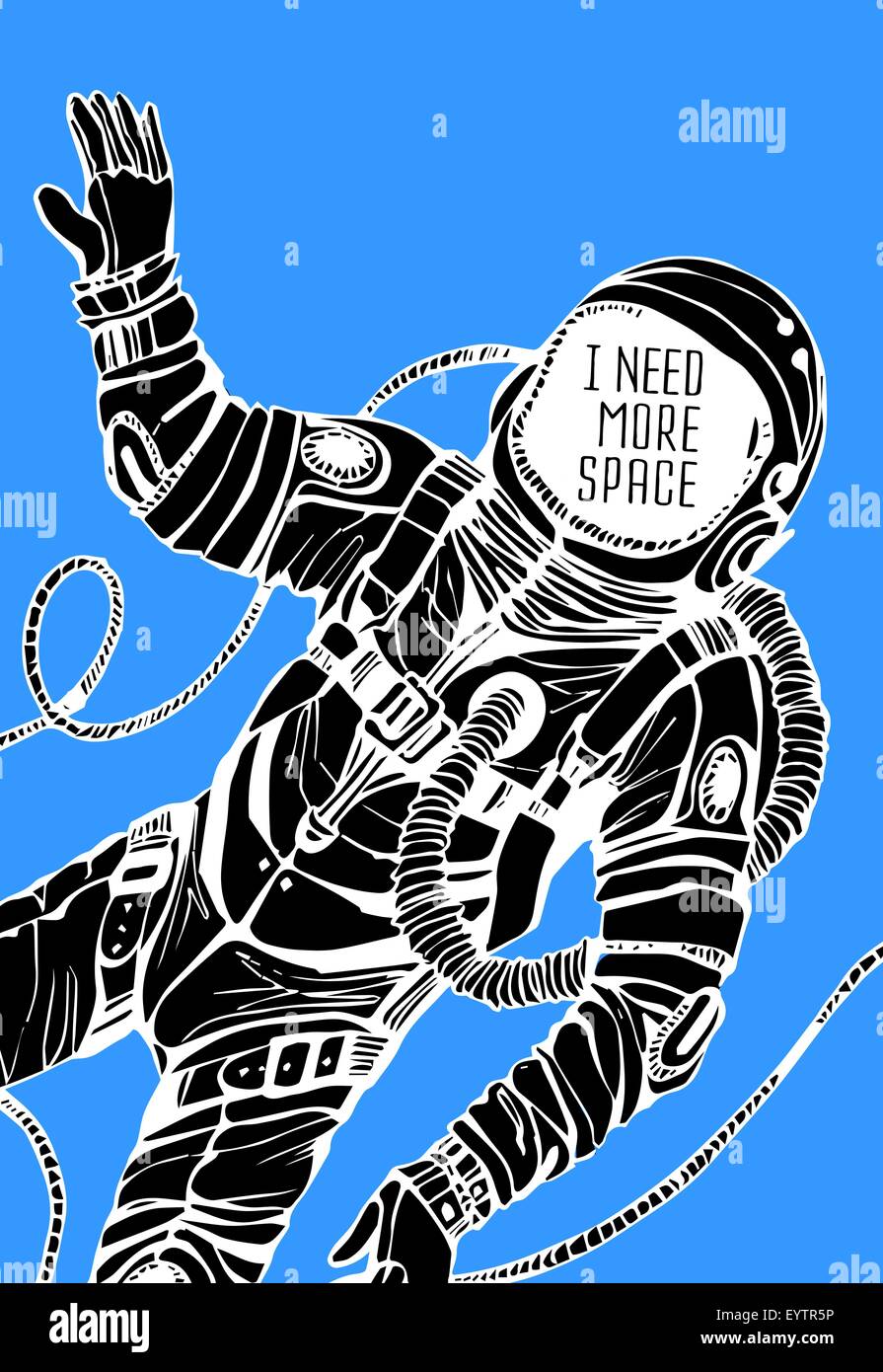 Space concept with astronaut Stock Vector Image & Art - Alamy