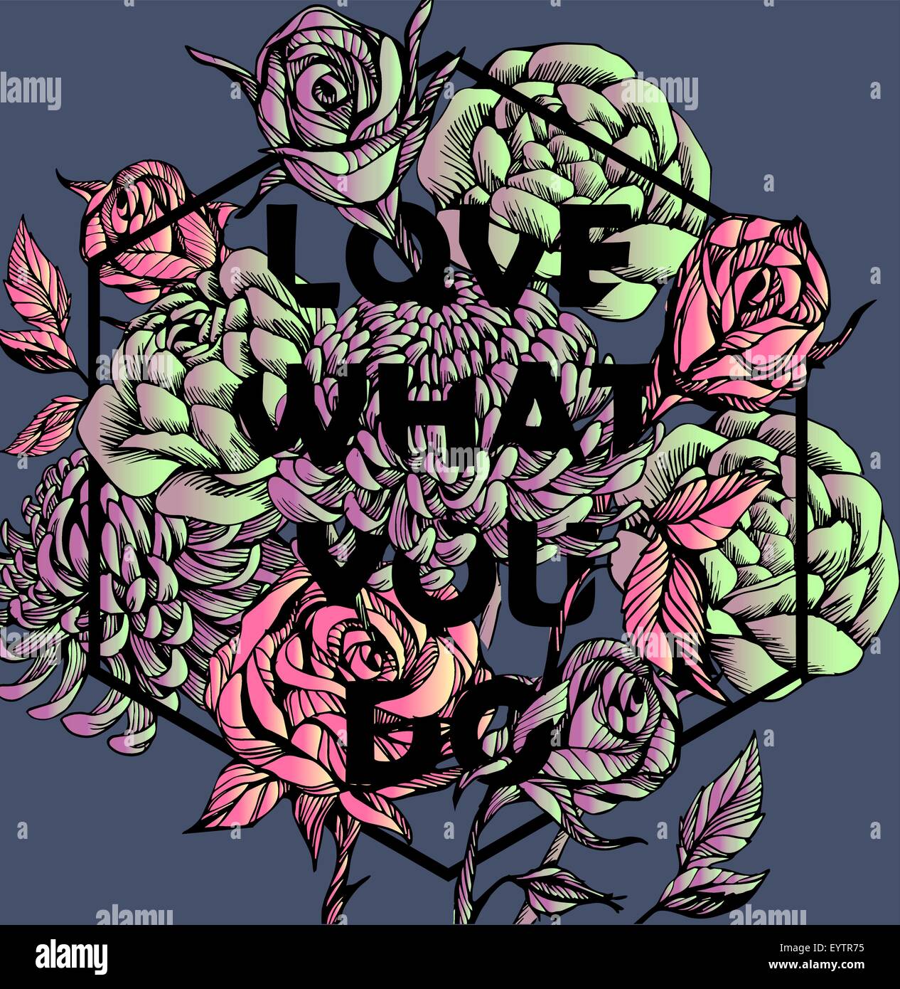 beautiful flower background art Stock Vector Image & Art - Alamy