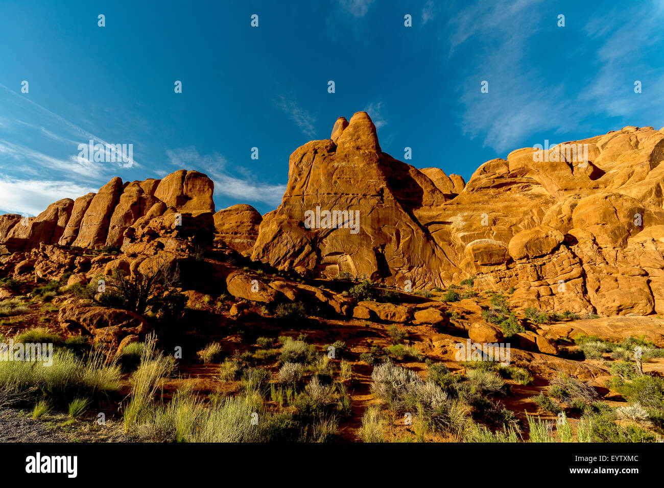 Red Rock Wall Stock Photo - Alamy
