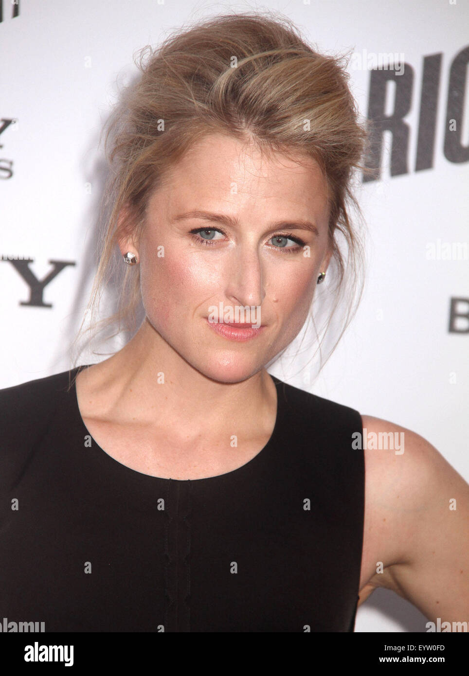New York, New York, USA. 3rd Aug, 2015. Actress MAMIE GUMMER attends