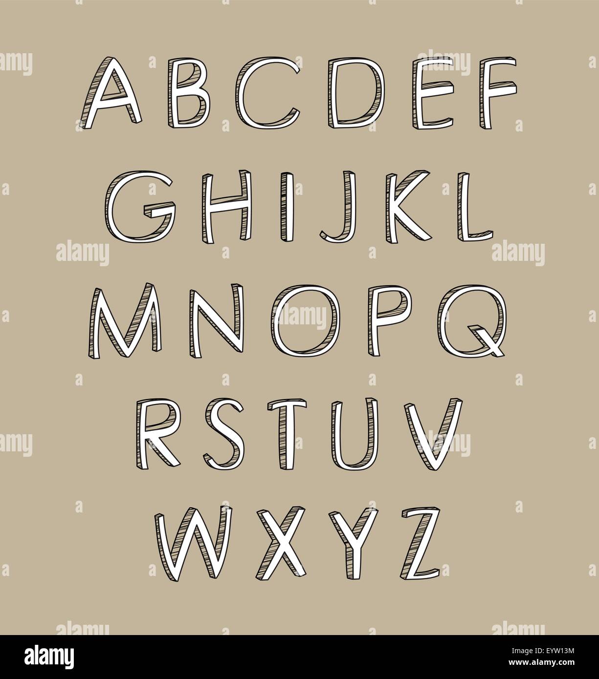 alphabet. Design elements Stock Vector Image & Art - Alamy