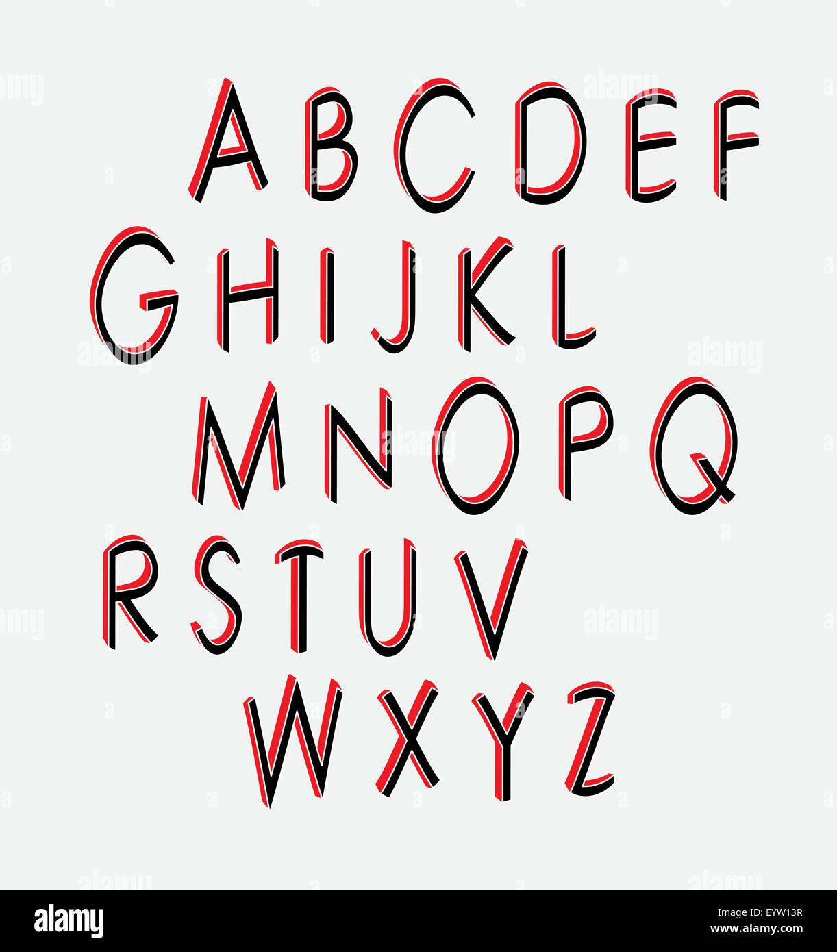 alphabet. Design elements Stock Vector Image & Art - Alamy