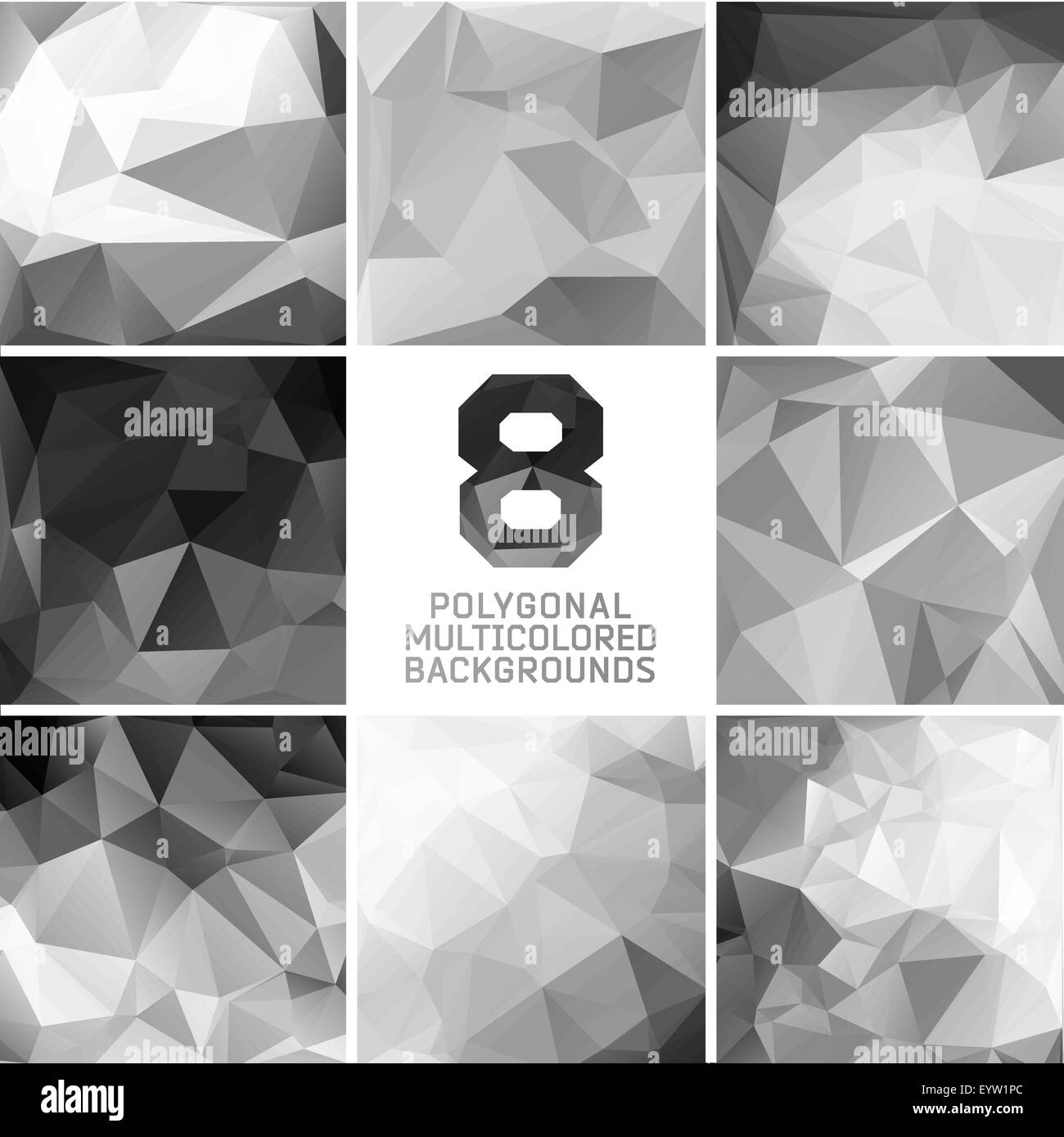 polygonal triangles and space background Stock Vector Image & Art - Alamy